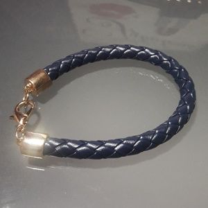 Rachel Roy Blue Braided Bracelet